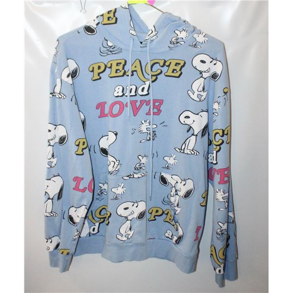 ESTATE 'PEANUTS' HOODIE SZ L LADIES