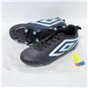 Image 1 : UMBRO AURORA KIDS SOCCER CLEATS BLACK& BLUE SIZE 2