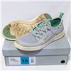 Image 1 : HURLEY WOMENS CASUAL SHOE GREY & GREEN SIZE 10