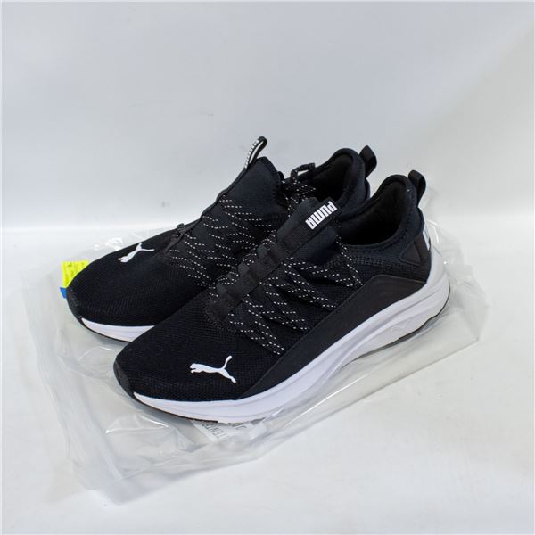 PUMA MENS RUNNERS BLACK & WHITE SIZE 9