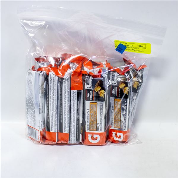 BAG OF 11 GATORADE WHEY PROTEIN BARS - 11 X 80G