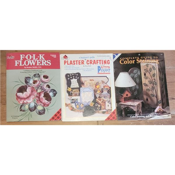 4) LOT OF 3 CRAFTING INSTRUCTION