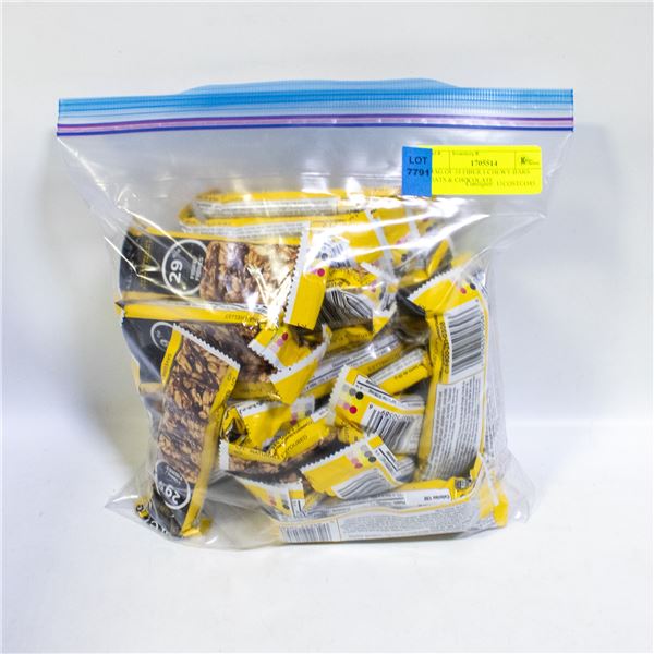 BAG OF 34 FIBER 1 CHEWY BARS OATS & CHOCOLATE