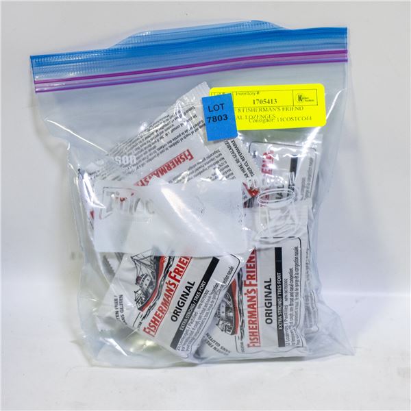 BAG OF 8 FISHERMAN'S FRIEND ORIGINAL LOZENGES