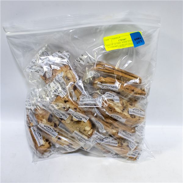 BAG OF 18 THIN ADDICTIVES CRANBERRY ALMOND THIN