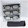 Image 1 : NEW 3 PK OF FOSTER GRANT READING GLASSES +2.00 - C