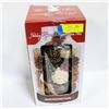 Image 1 : HOLIDAY POTPOURRI GLASS VASE CINNAMON SCENTED