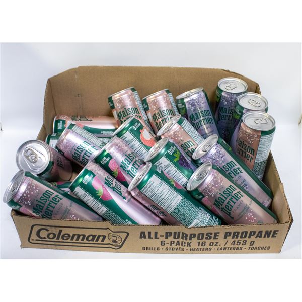 BOX OF 21 MAISON PERRIER NATURALLY FLAVOURED