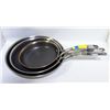 Image 1 : 3 PC HENCKELS PARADIGM CERAMIC NON STICK SKILLET