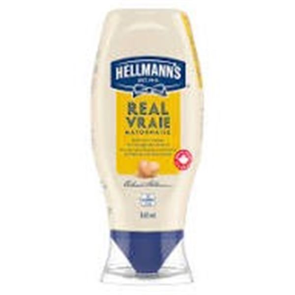 2 PACK OF HELLMANN'S REAL MAYONNAISE IN A SQUIRT