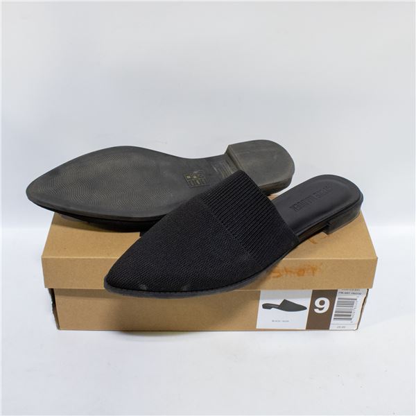 STEVE MADDEN WOMENS SLIDE ON FLATS WITH HEEL SZ 9
