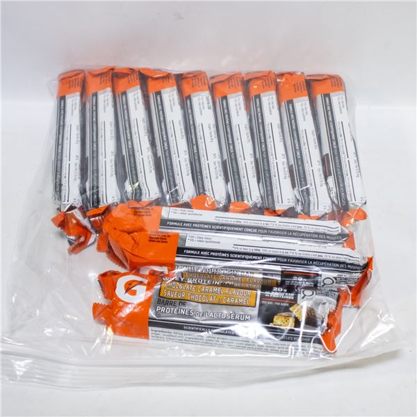 BAG OF 12 GATORADE WHEY PROTEIN BARS - 12 X 80G