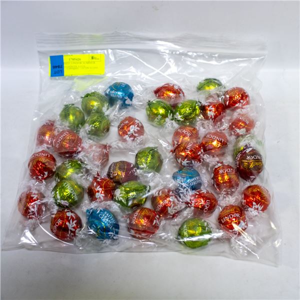 BAG OF LINDT LINDOR SUMMER ASSORTED CHOCOLATES