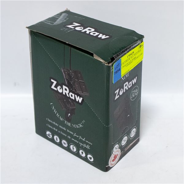 BOX OF 8 ZORAW ALL NATURAL DARK CHOCOLATE BARS