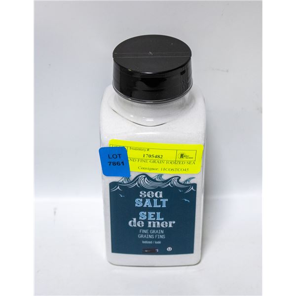 KIRKLAND FINE GRAIN IODIZED SEA SALT