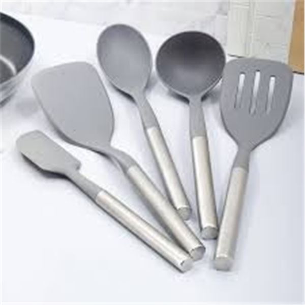 NEW 5 PIECE KITCHENAID SERVING & COOKING UTENSILS