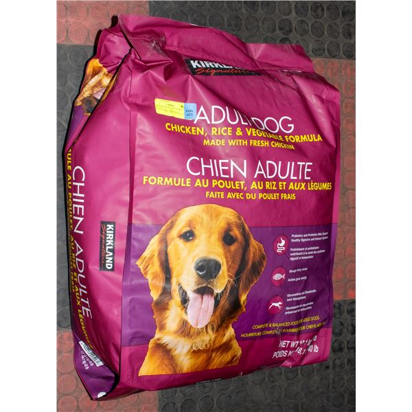 KIRKLAND ADULT DOG FOOD CHICKEN & RICE & VEGGIE