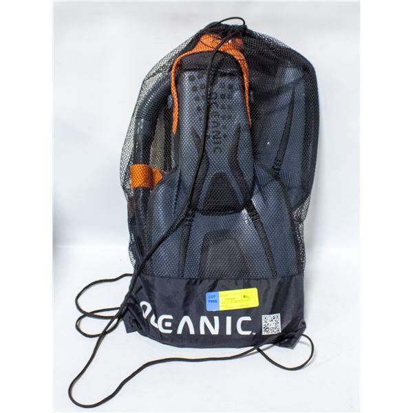 OCEANIC ADULT SNORKELING SET SIZE M 5-8 W 6-9