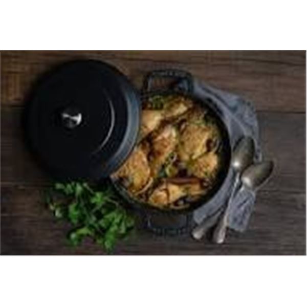 2 PACK OF COMBEKK CAST IRON MINI COCOTTES - 0.39L