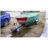 Image 1 : 1970 SPRINGBOK 12FT ALUMINUM BOAT ON TRAILER