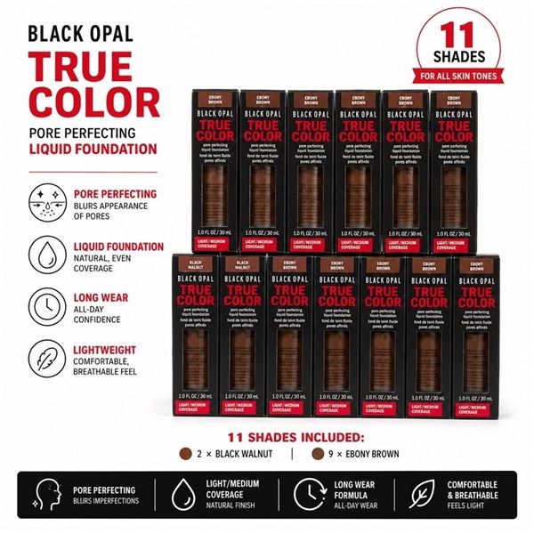 11 BLACK OPAL TRUE COLOR FOUNDATION 30ML