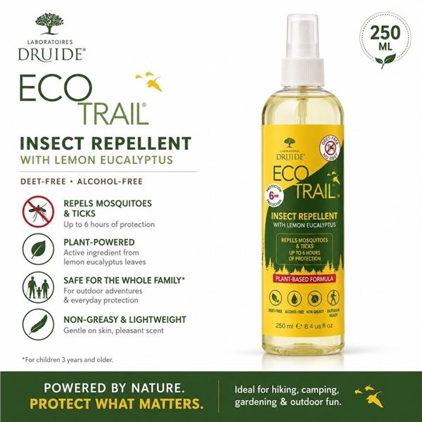 DRUIDE ECO TRAIL INSECT REPELLENT 250ML