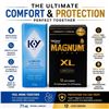 Image 1 : TROJAN MAGNUM XL 12PK + KY LIQUID 71ML