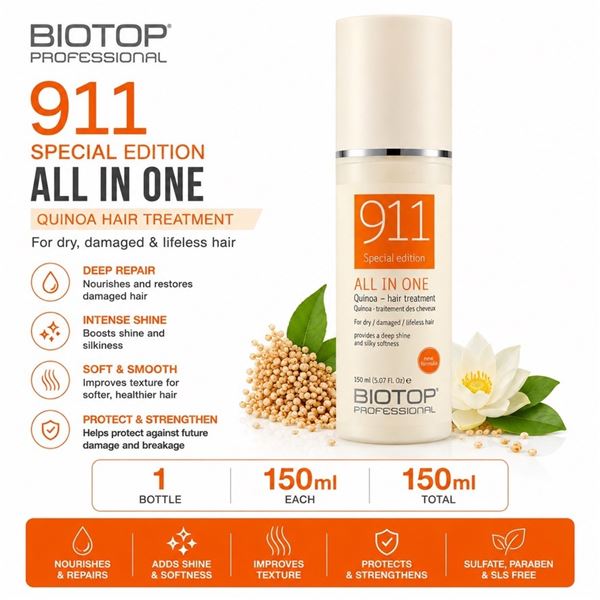 BIOTOP 911 ALL IN ONE HAIR TREATMENT 150ML