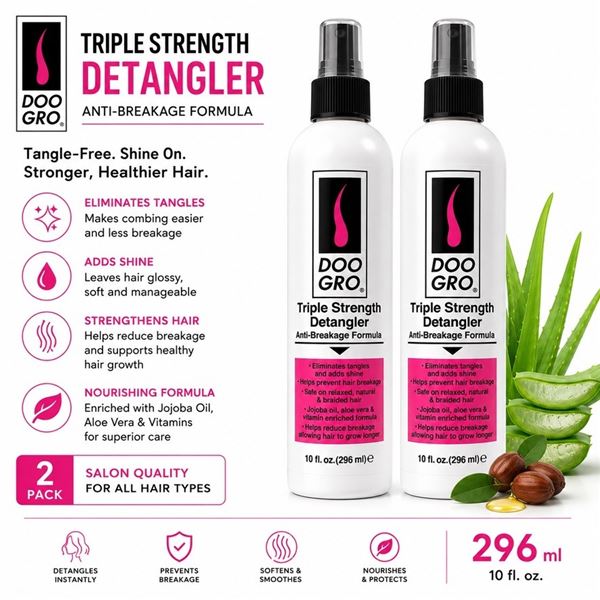 2 DOO GRO TRIPLE STRENGTH DETANGLER 296ML