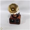 Image 1 : RETRO WIND UP GRAMOPHONE RECORDED PLAYER