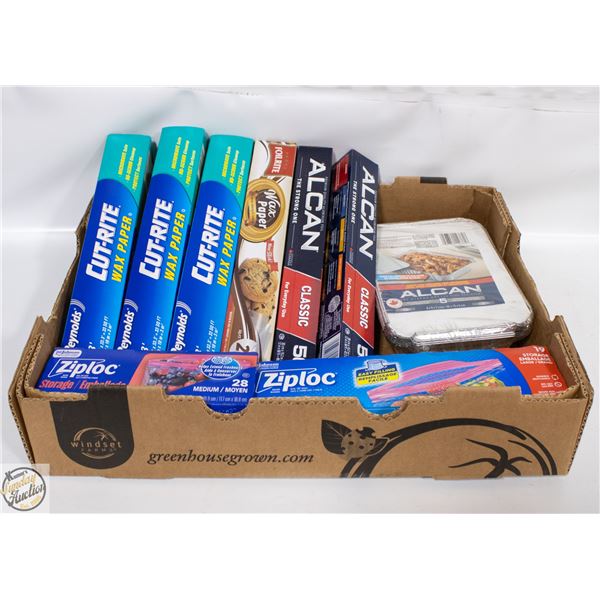 NEW LOT OF KITCHEN ITEMS FOIL,