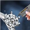 Image 3 : 1 CT GRA CERTIFIED ROUND BRILLIANT MOISSANITE