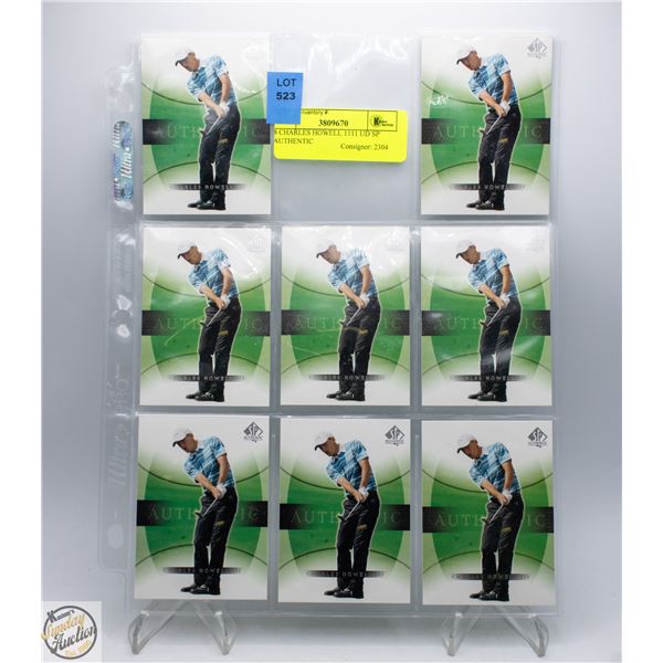 8 CHARLES HOWELL 1111 UD SP AUTHENTIC