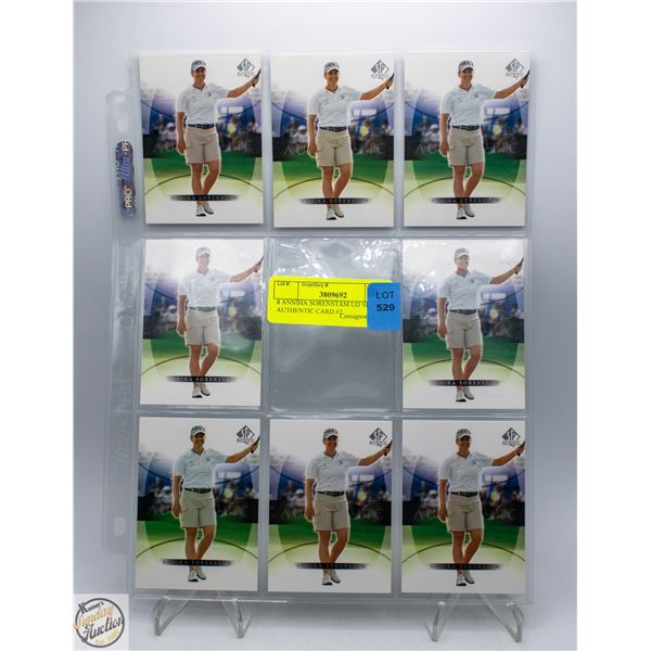 8 ANNIHA SORENSTAM UD SP AUTHENTIC CARD #2