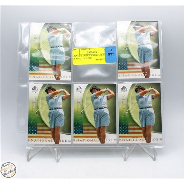 5 NANCY LOPEZ NATIONAL PRIDE US SP AUTHENTIC