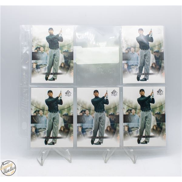 5 TIGER WOODS UD SP AUTHENTIC CARD 37