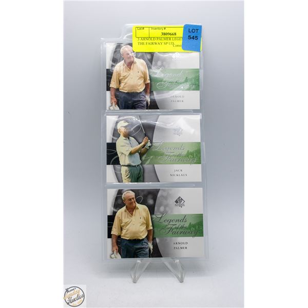 2 ARNOLD PALMER/1 JACK NICKLAUS LEGENDS OF THE
