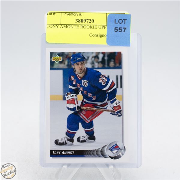 TONY AMONTE ROOKIE UPPERDECK