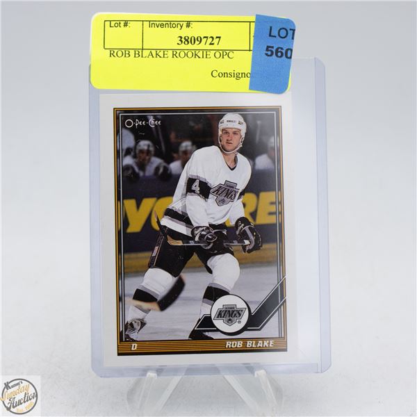 ROB BLAKE ROOKIE OPC
