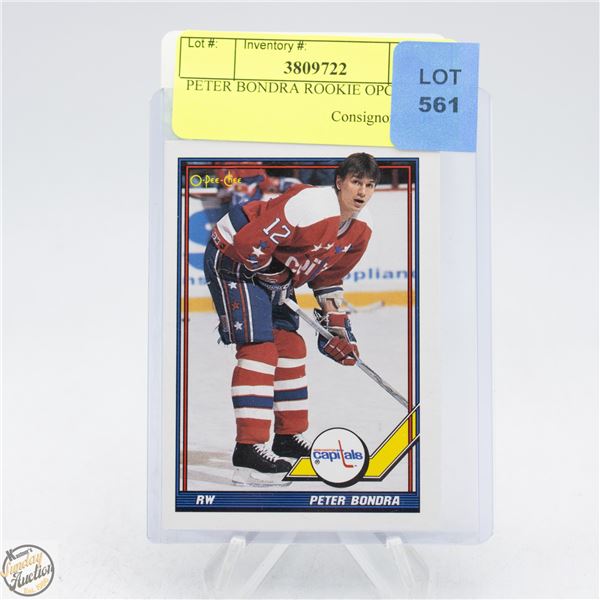 PETER BONDRA ROOKIE OPC