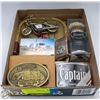 Image 1 : BOX WITH METAL MOTORCYCLE WITH CLOCK,
