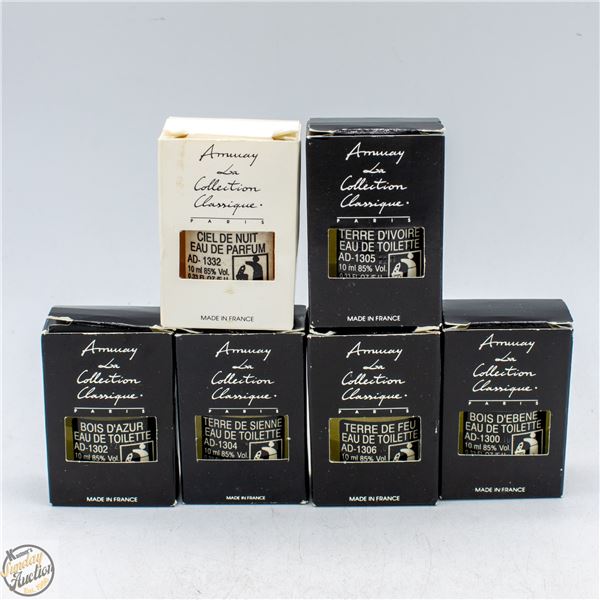 BOX WITH 5 AMWAY LA COLLECTION CLASSIC