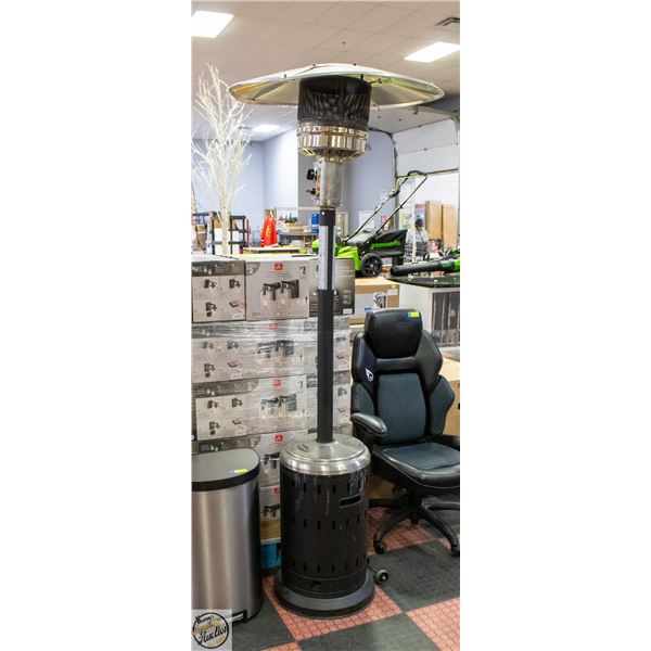FIRE SENSE OUTDOOR PATIO HEATER BLACK 32.1 X 91"