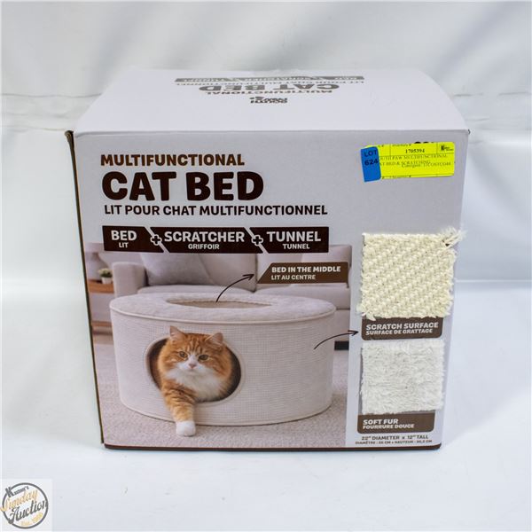 SOUTH PAW MULTIFUNCTIONAL CAT BED & SCRATCHING