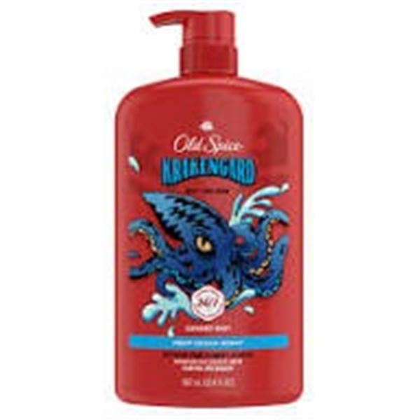 2 PACK OF OLD SPICE KRAKENGARD BODY & FACE WASH