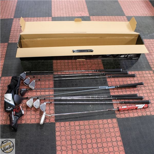 9 PIECE CALLAWAY EDGE GOLF SET - LEFT HANDED