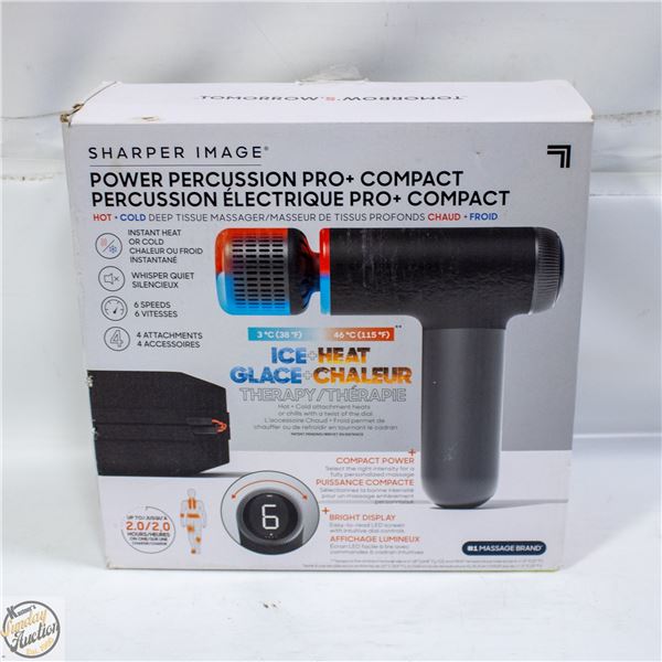 SHARPER IMAGE POWER PERCUSSION PRO + COMPACT