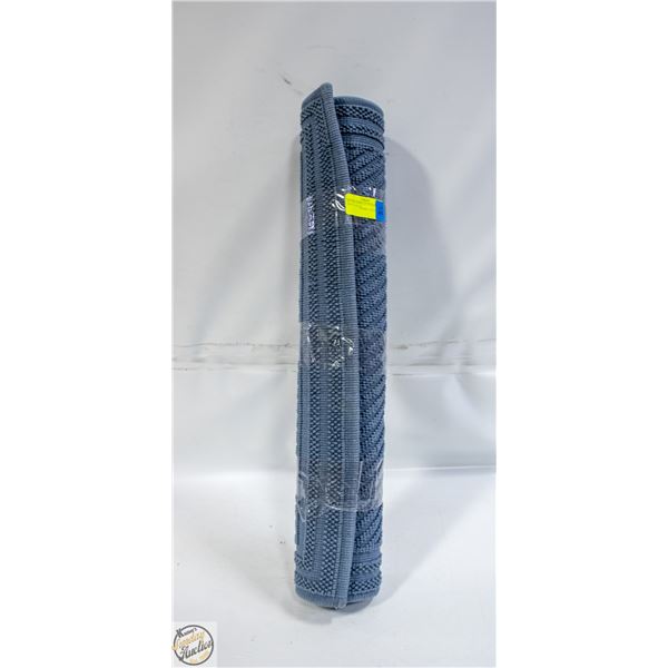 RIVIERA HOME COTTON BATH MAT BLUE - 24 X 34"