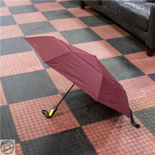 SHED-RAIN WINDPRO COMPACT UMBRELLA - MAROON