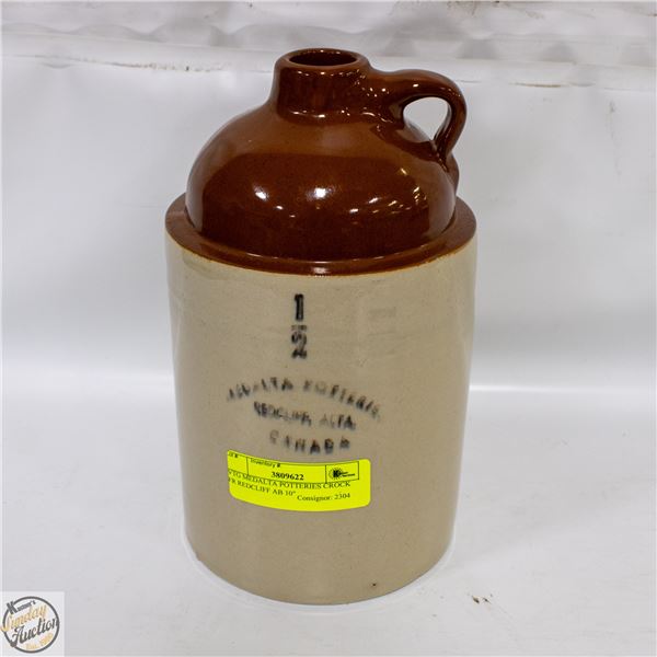 VTG MEDALTA POTTERIES CROCK FR REDCLIFF AB 10"